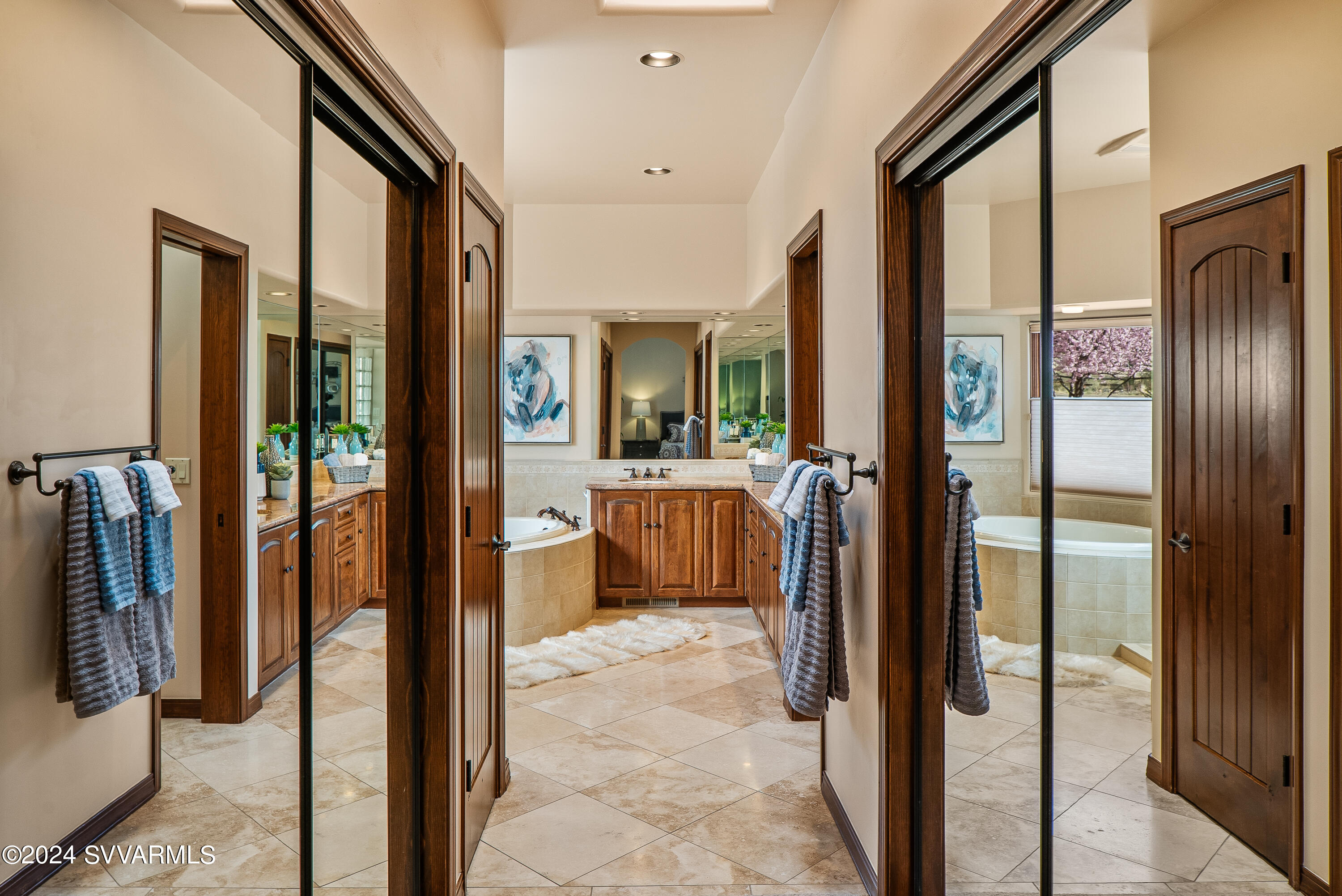 395 Merry Go Round Rock Road Sedona, AZ 86351 - Photo 46 of 68 His and Her closets
