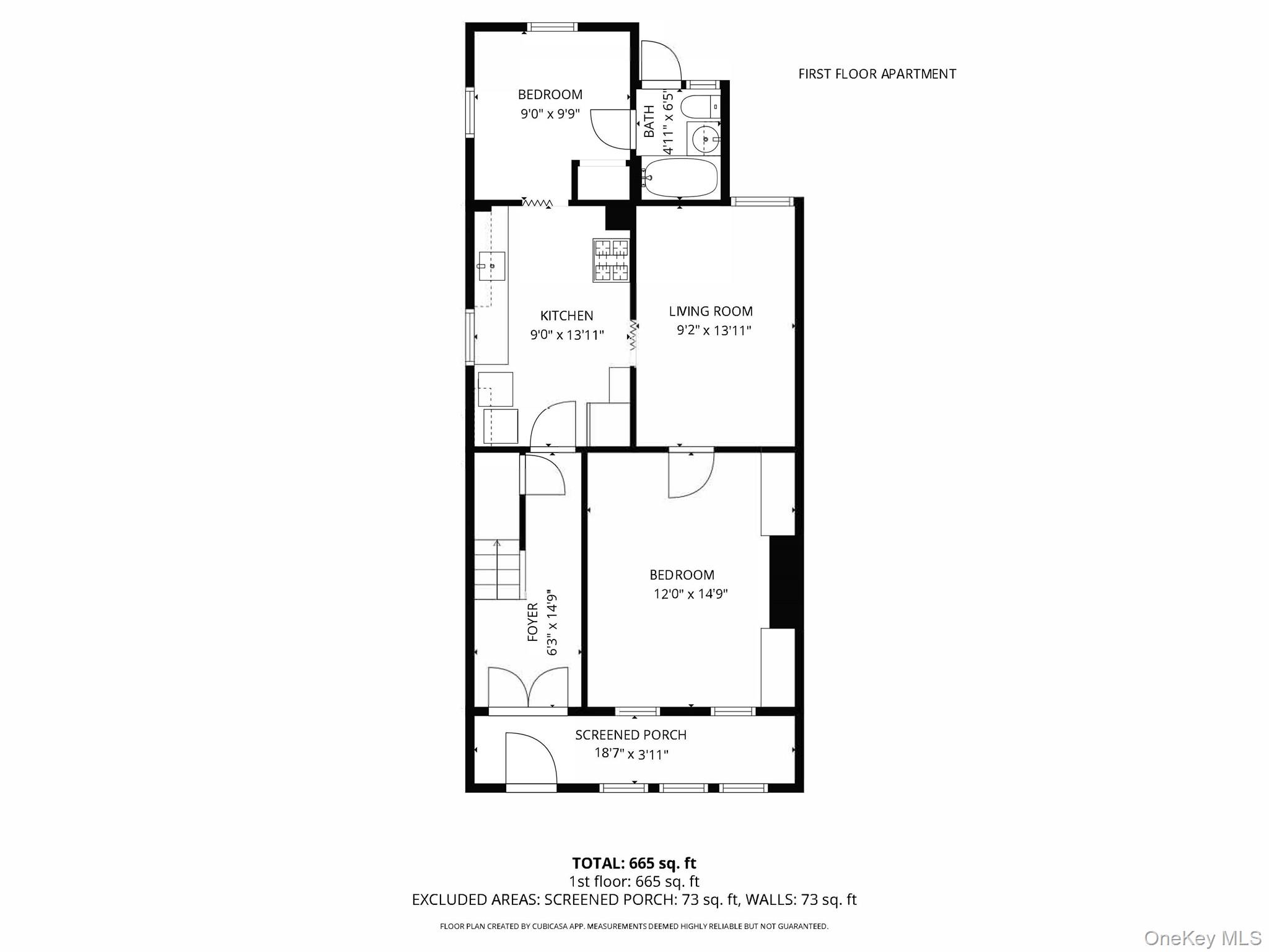 44-11 65th Street Queens, NY 11377 - Photo 27 of 29 a picture of a bench in front of a white house