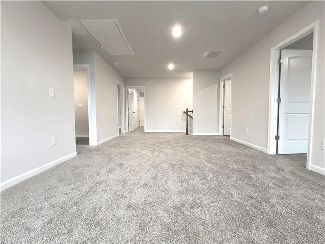 a view of empty room