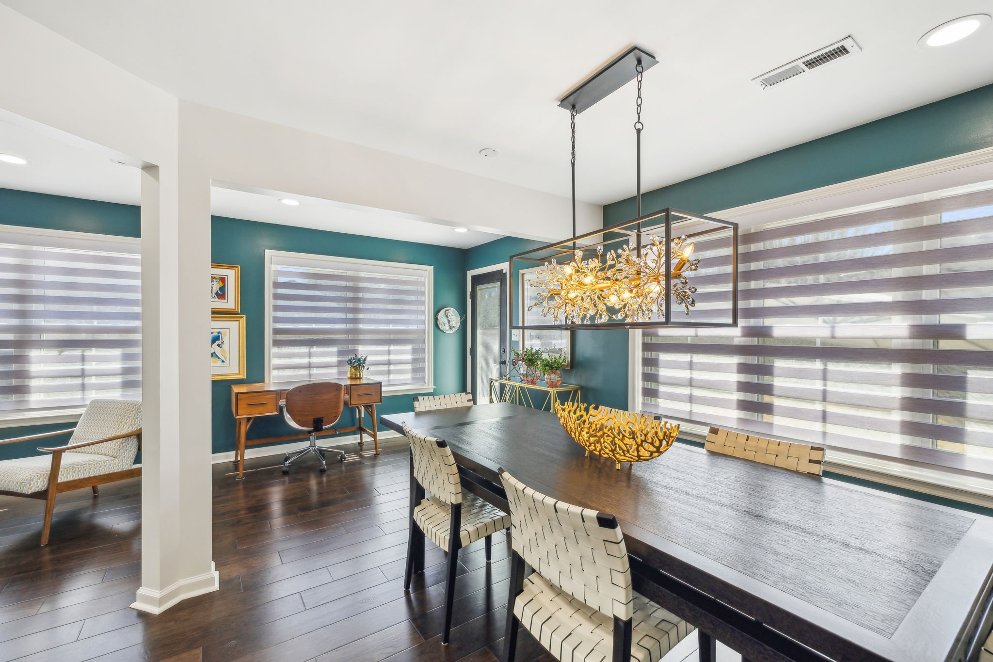3920 Kedron Road Spring Hill, TN 37174 - Photo 18 of 40 a view of a dining room with furniture window and wooden floor