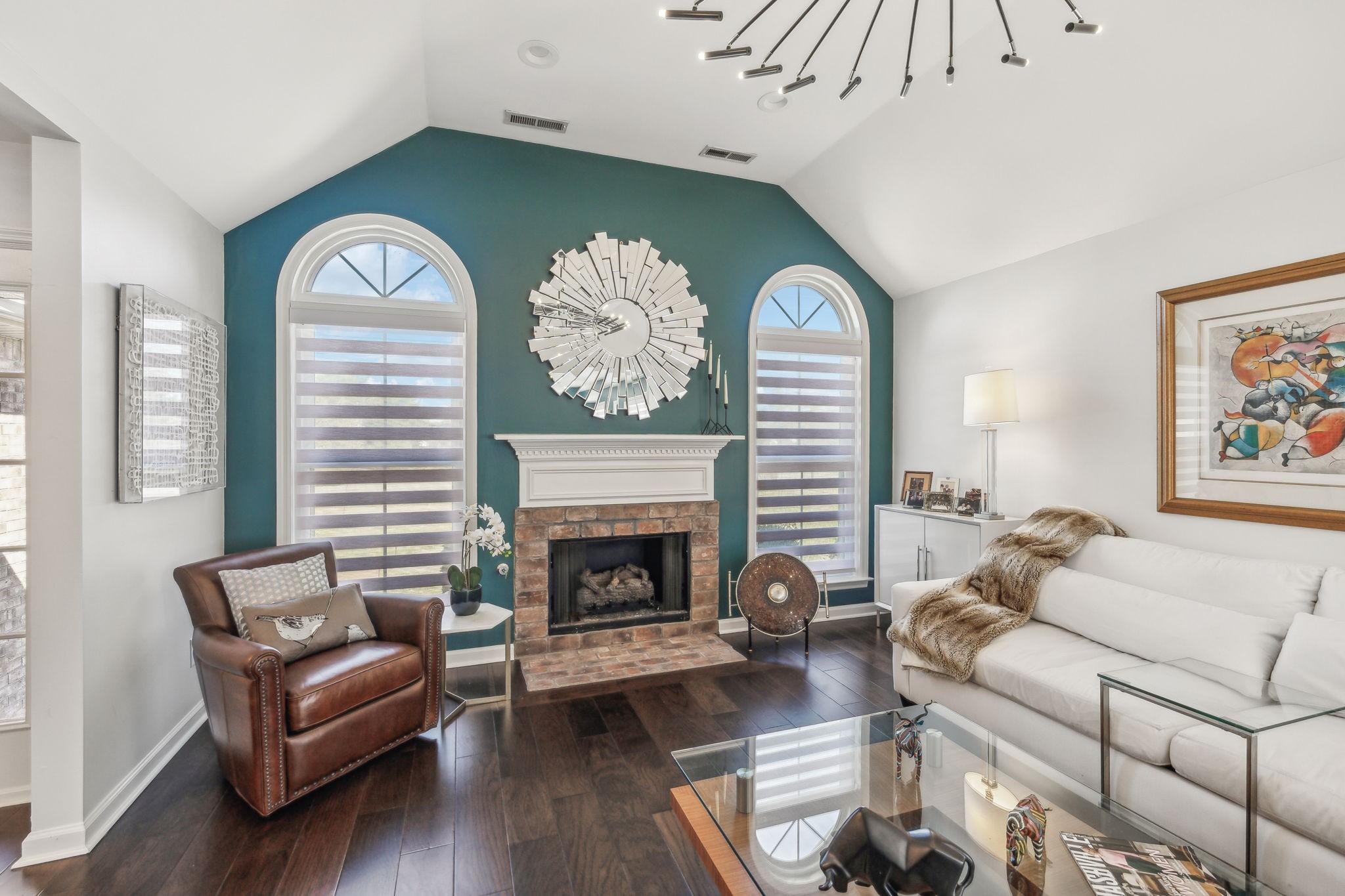 3920 Kedron Road Spring Hill, TN 37174 - Photo 10 of 40 a living room with furniture and a fireplace