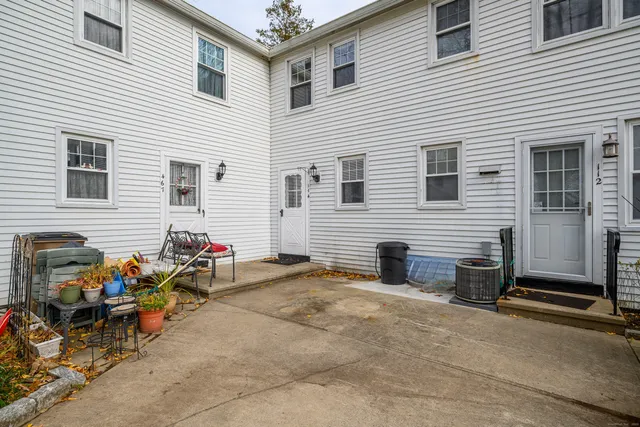 a view of a house with patio