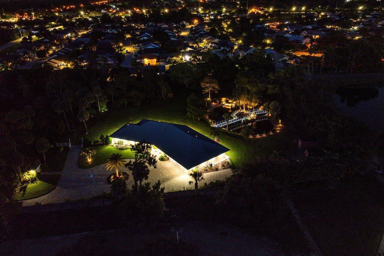 6624 Dillman Road Greenacres, FL 33413 - Photo 73 of 77 Twilight Ariel