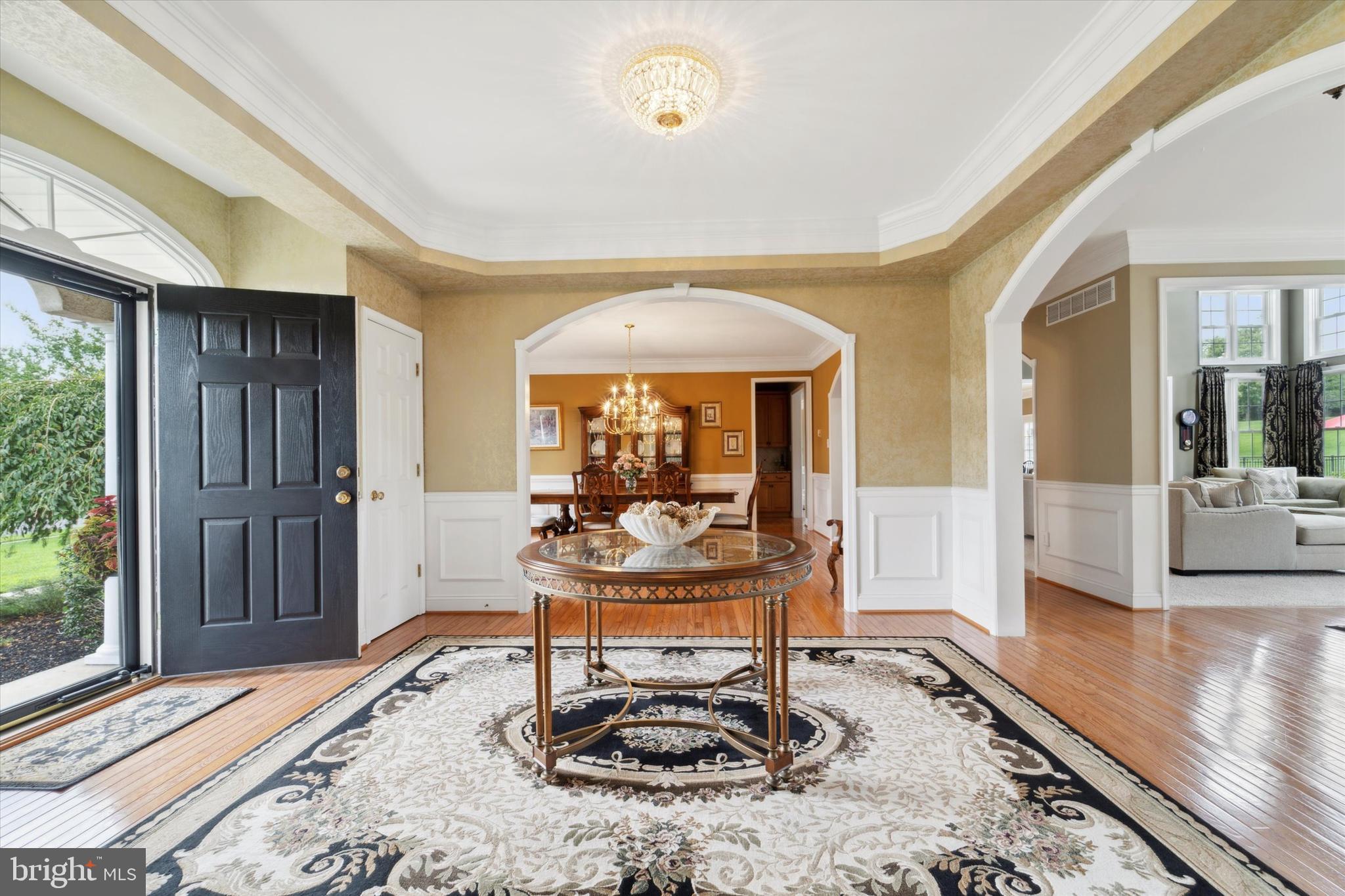 33 Spring Mill Lane Collegeville, PA 19426 - Photo 5 of 58 Foyer Looking into Dining Room
