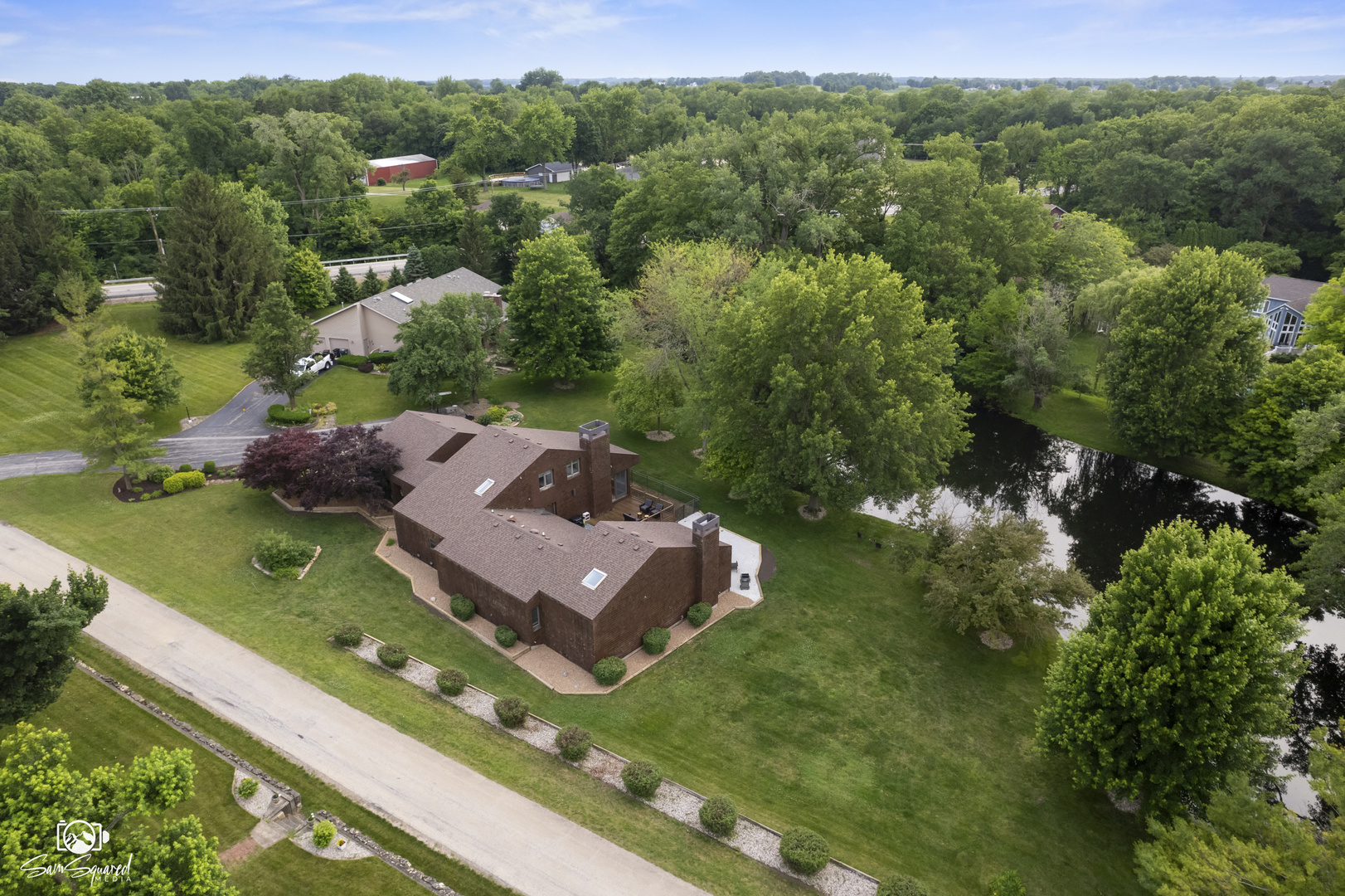 1886 Springview Drive Kankakee, IL 60901 - Photo 5 of 42 an aerial view of a house with a yard