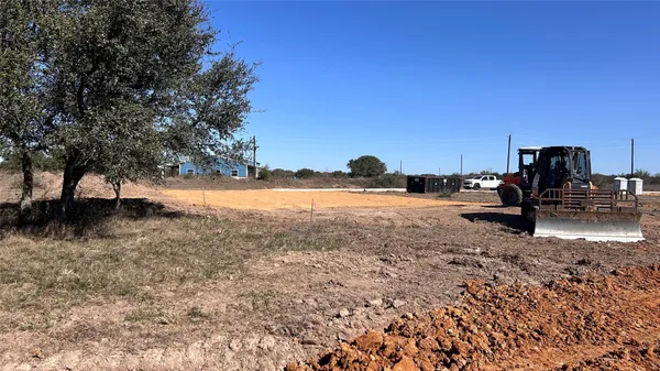a view of yard with ocean view
