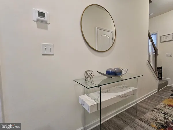 a front view of a house with entryway