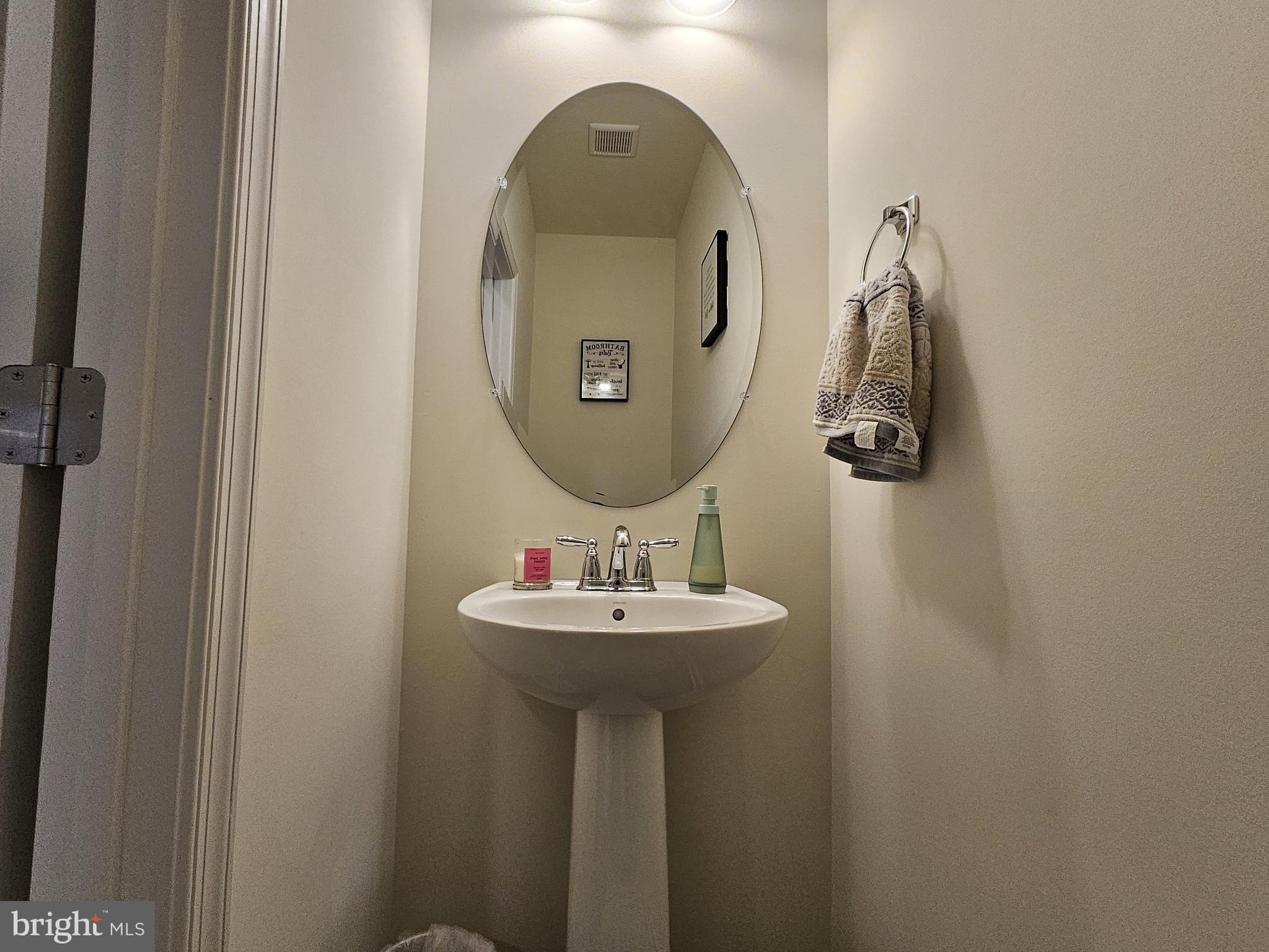 263 Tea Party Trail Dover, DE 19901 - Photo 7 of 36 a bathroom with a sink and mirror