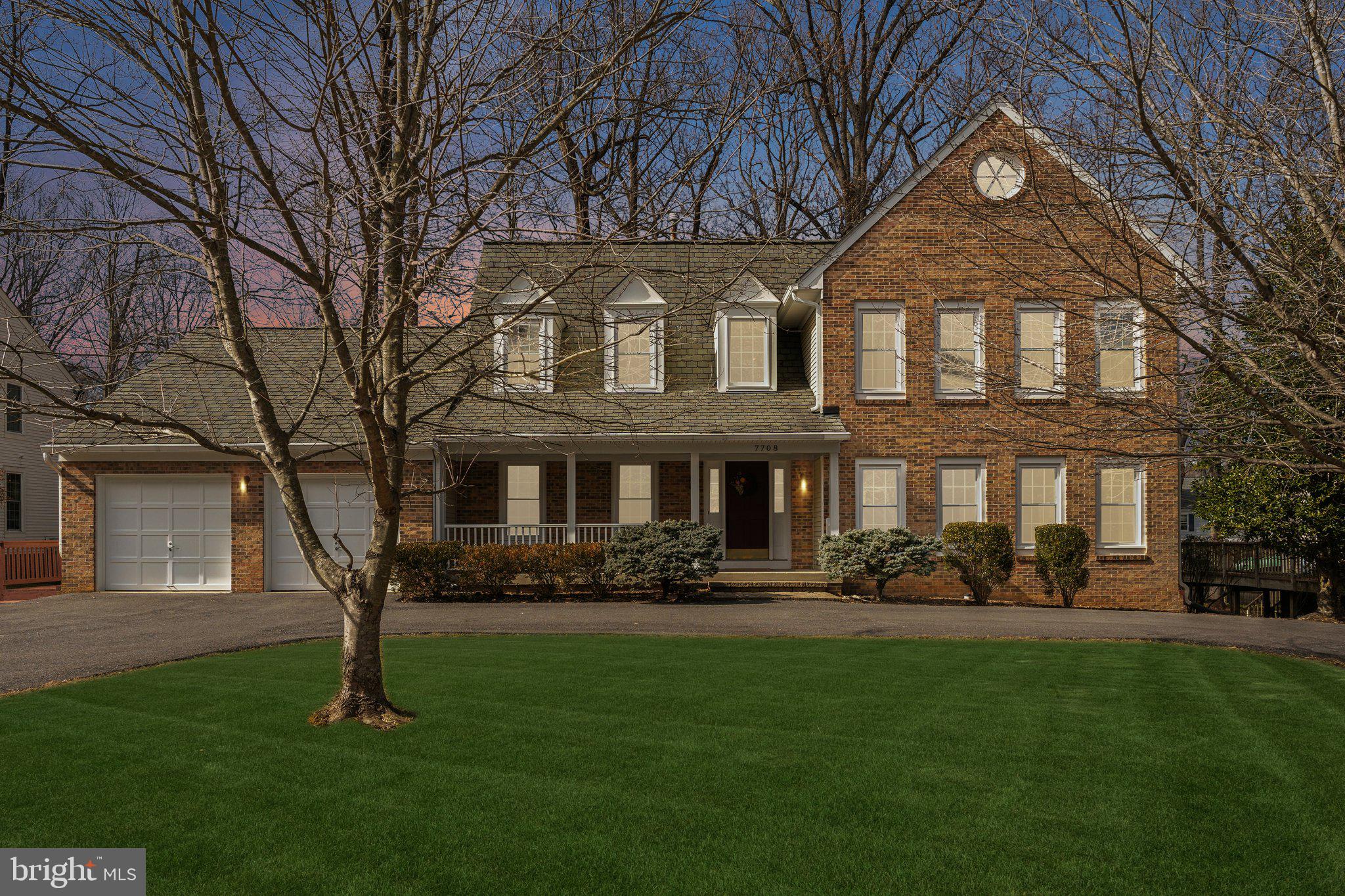 Twilight at 7708 Brickyard Rd.