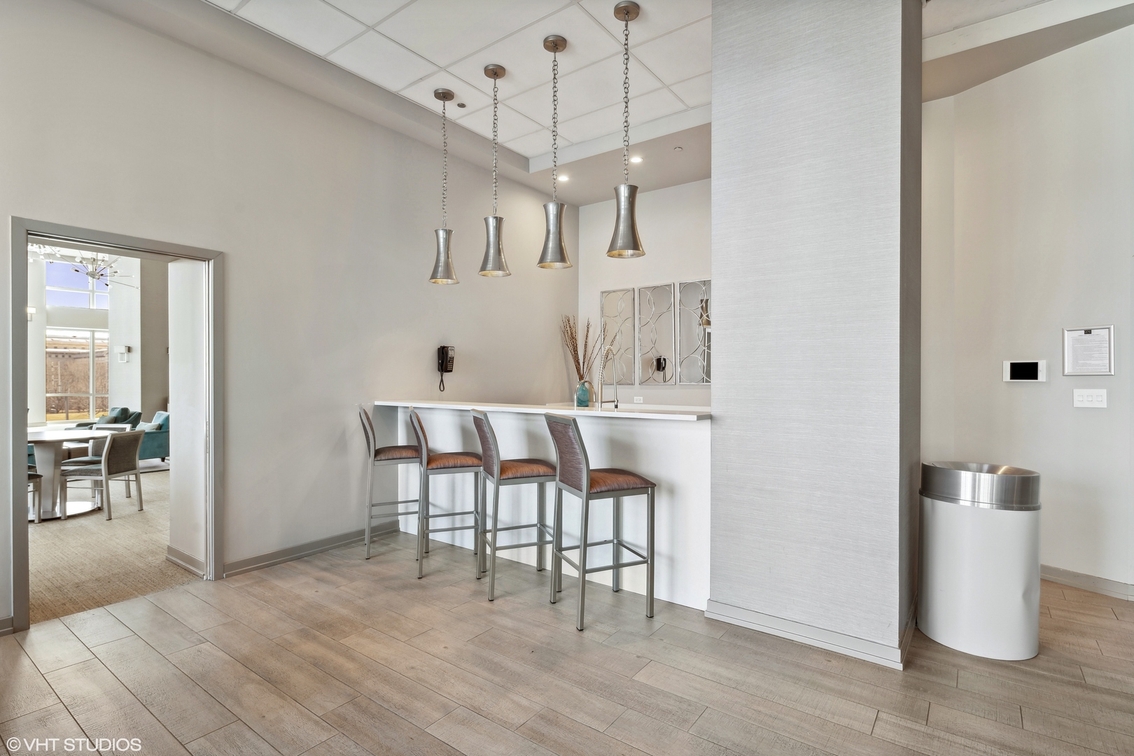 1211 South Prairie Avenue, Unit 5302 Chicago, IL 60605 - Photo 17 of 18 a view of a room with furniture and wooden floor