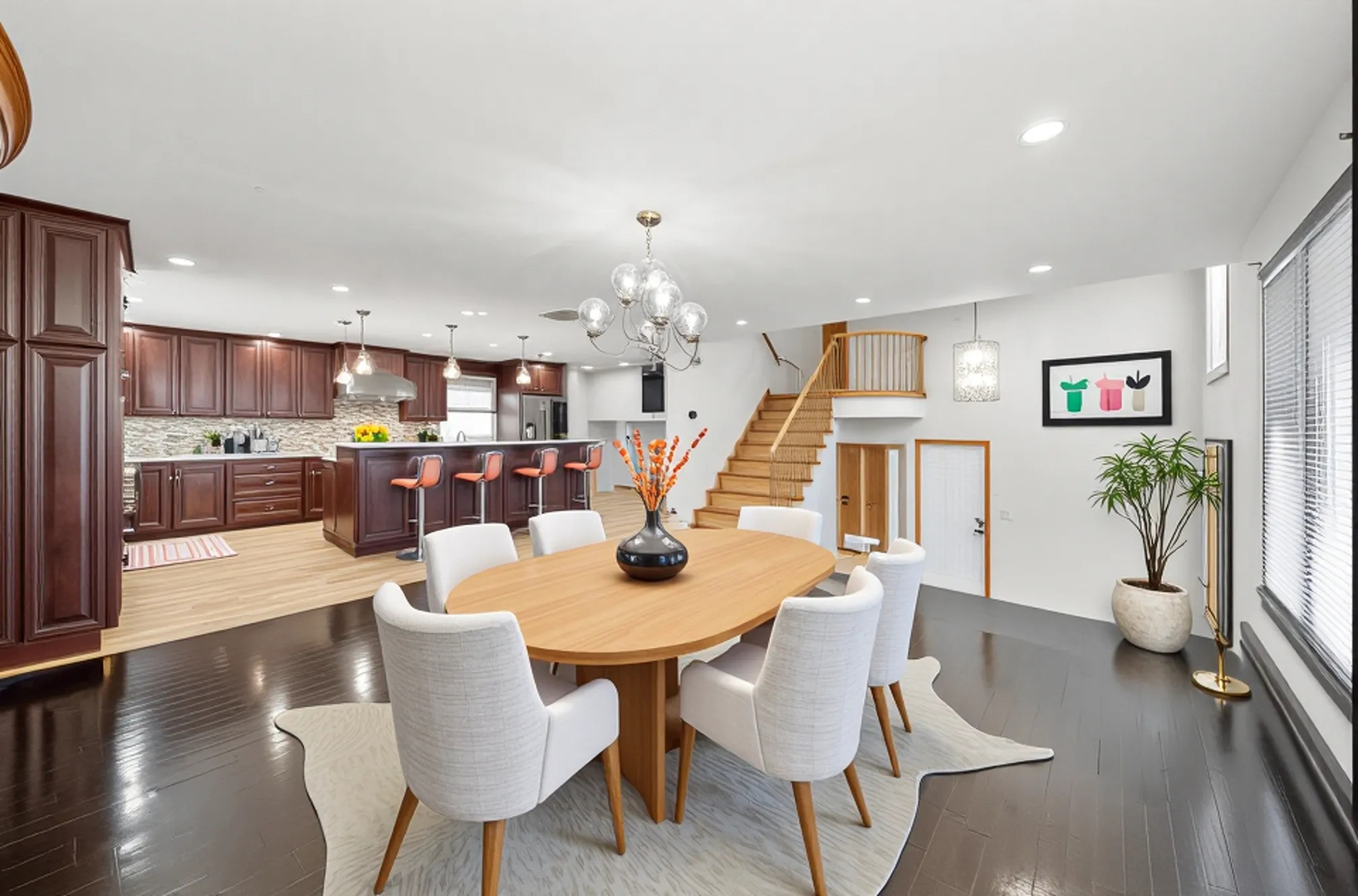 912 Sumac Lane Mount Prospect, IL 60056 - Photo 2 of 41 a view of a dining room with furniture and wooden floor