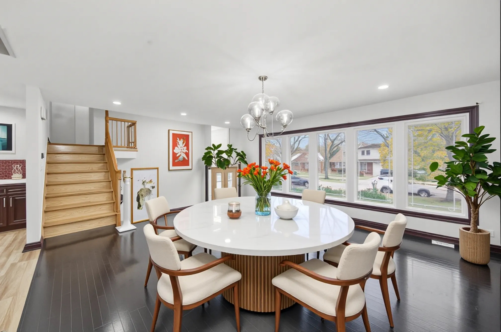912 Sumac Lane Mount Prospect, IL 60056 - Photo 6 of 41 a view of a dining room with furniture and wooden floor