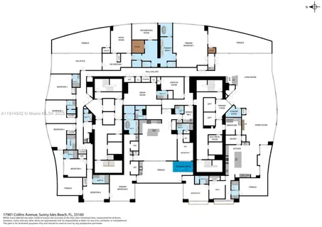 a media room with lots of chairs and a projector screen