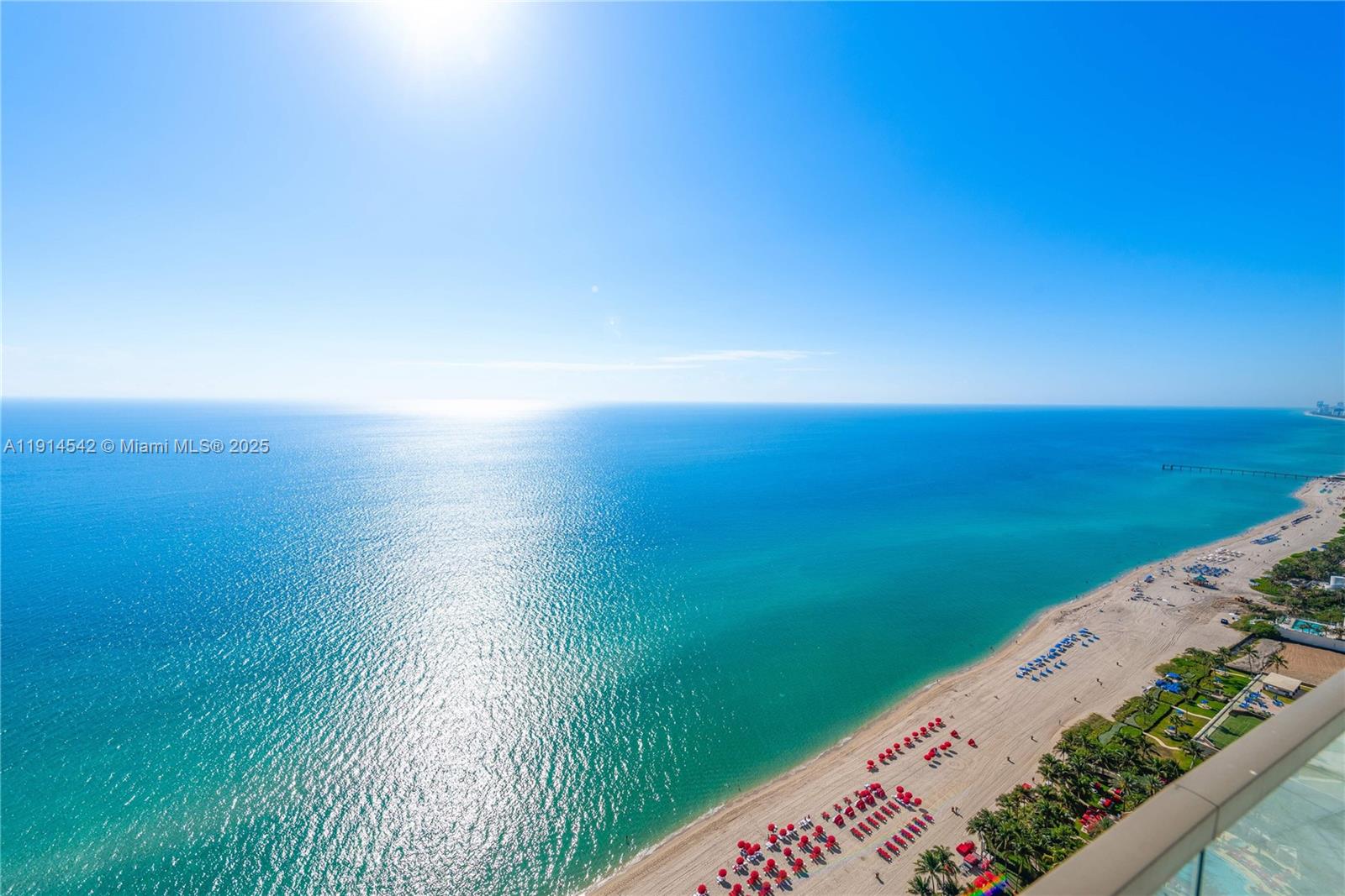 17901 Collins Avenue, Unit TS3405/07 Sunny Isles Beach, FL 33160 - Photo 9 of 47 a view of an ocean from a balcony