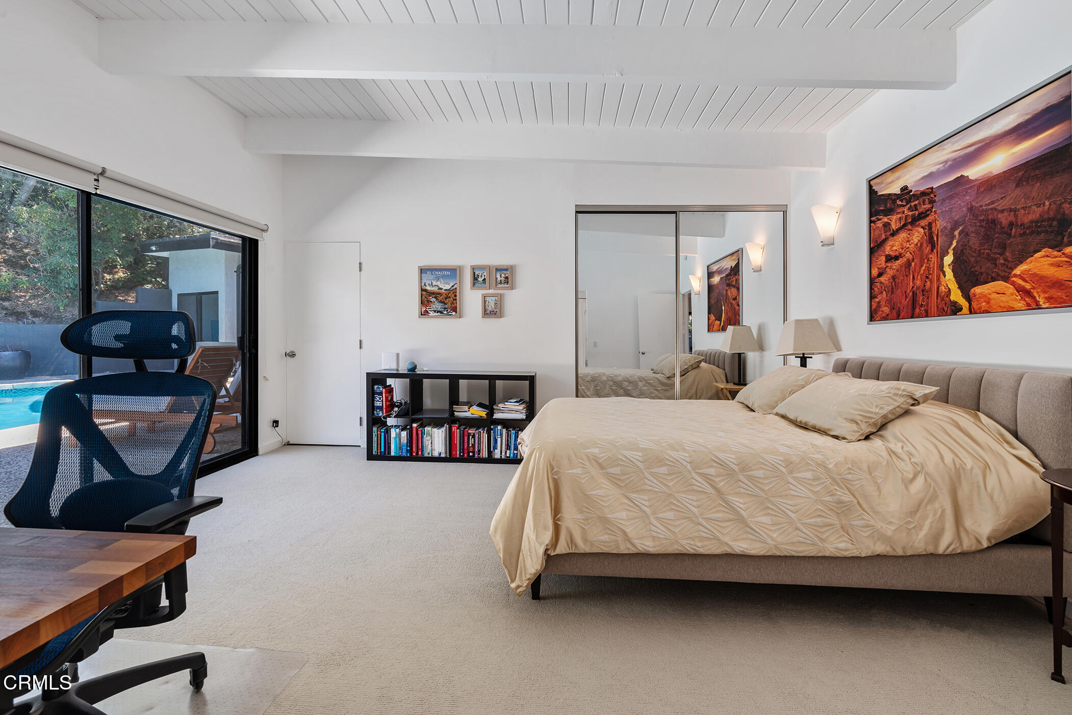 3581 Valley Meadow Road Sherman Oaks, CA 91403 - Photo 19 of 30 a bedroom with a bed and furniture