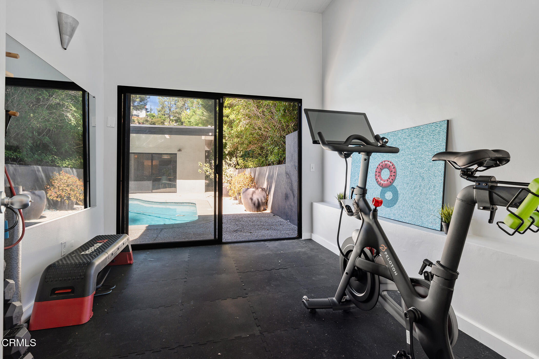 3581 Valley Meadow Road Sherman Oaks, CA 91403 - Photo 26 of 30 a view of a room with gym equipment