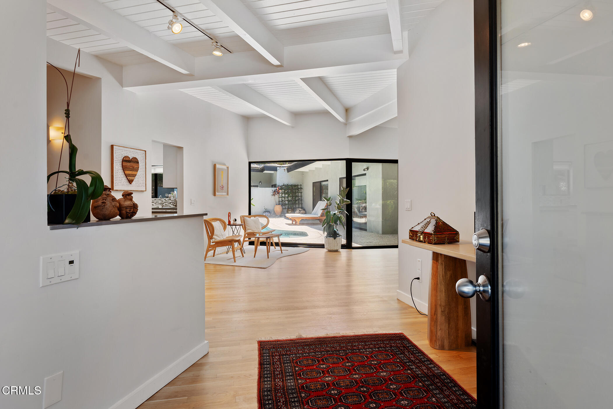3581 Valley Meadow Road Sherman Oaks, CA 91403 - Photo 3 of 30 a view of living room with furniture and wooden floor