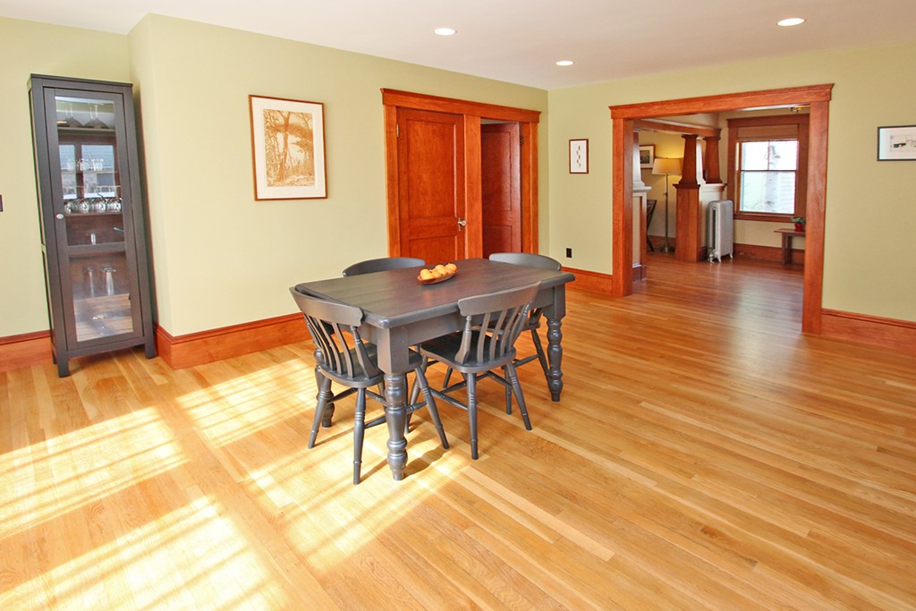 346 Merrimac Street Newburyport, MA 01950 - Photo 8 of 30 a view of a dining room with furniture and wooden floor