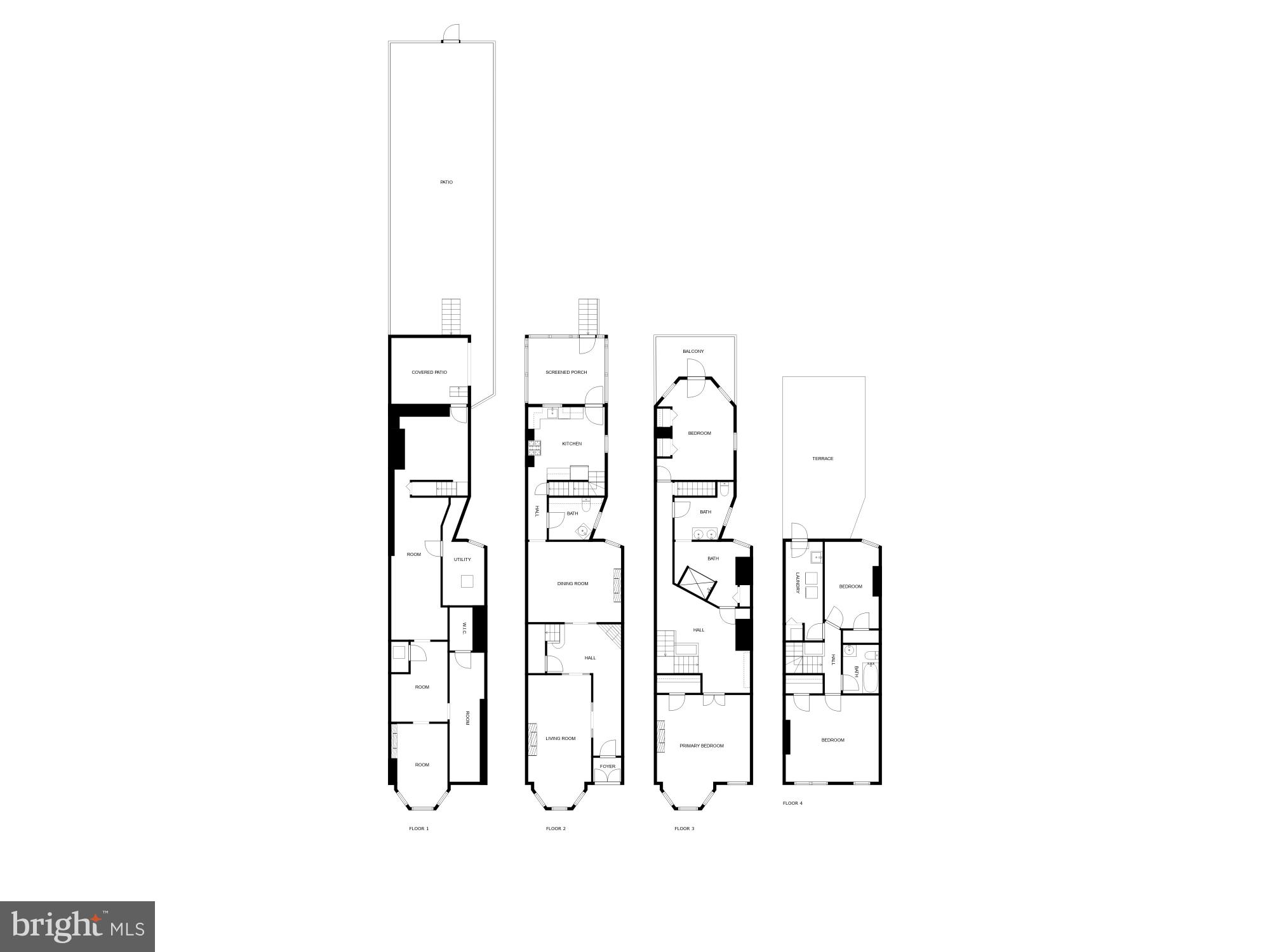 2133 Bolton Street Baltimore, MD 21217 - Photo 53 of 53 a picture of a floor plan