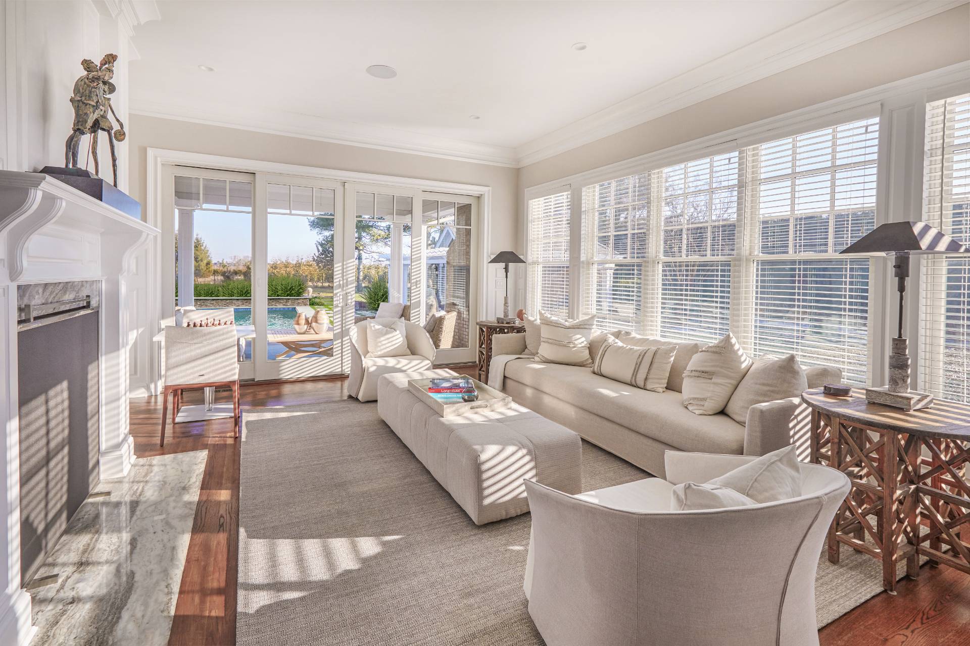 495 Scuttle Hole Road Water Mill, NY 11976 - Photo 7 of 29 a living room with furniture and a large window
