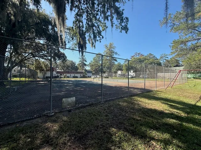 a view of a terrace with chairs
