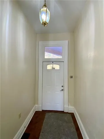 a view of a small space