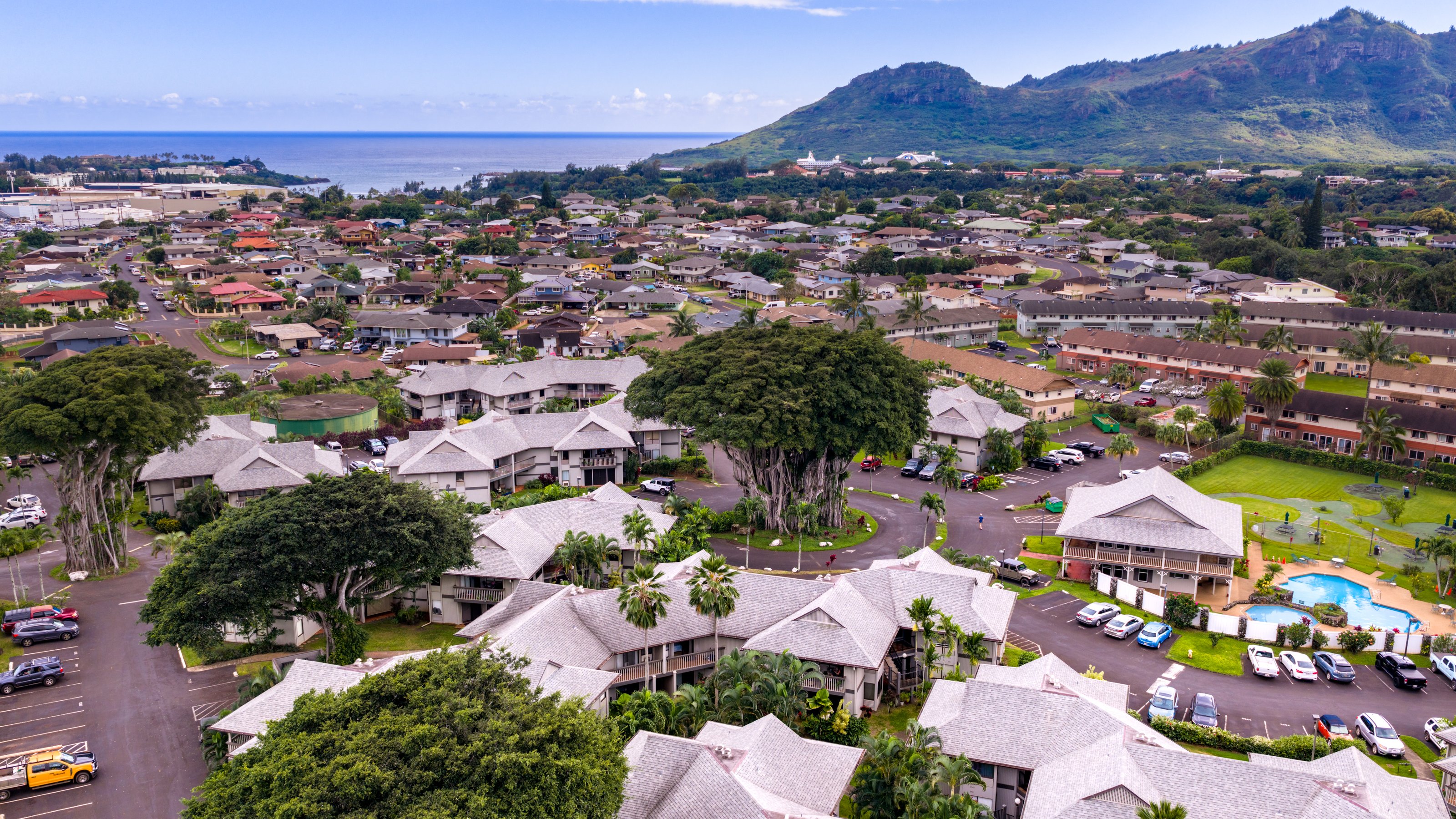 4121 Rice Street, Unit 2708 Lihue, HI 96766 - Photo 29 of 29 an aerial view of residential houses with outdoor space