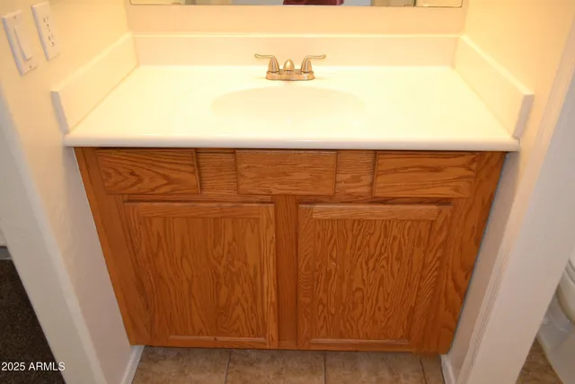 a view of a pathway with a building in the background