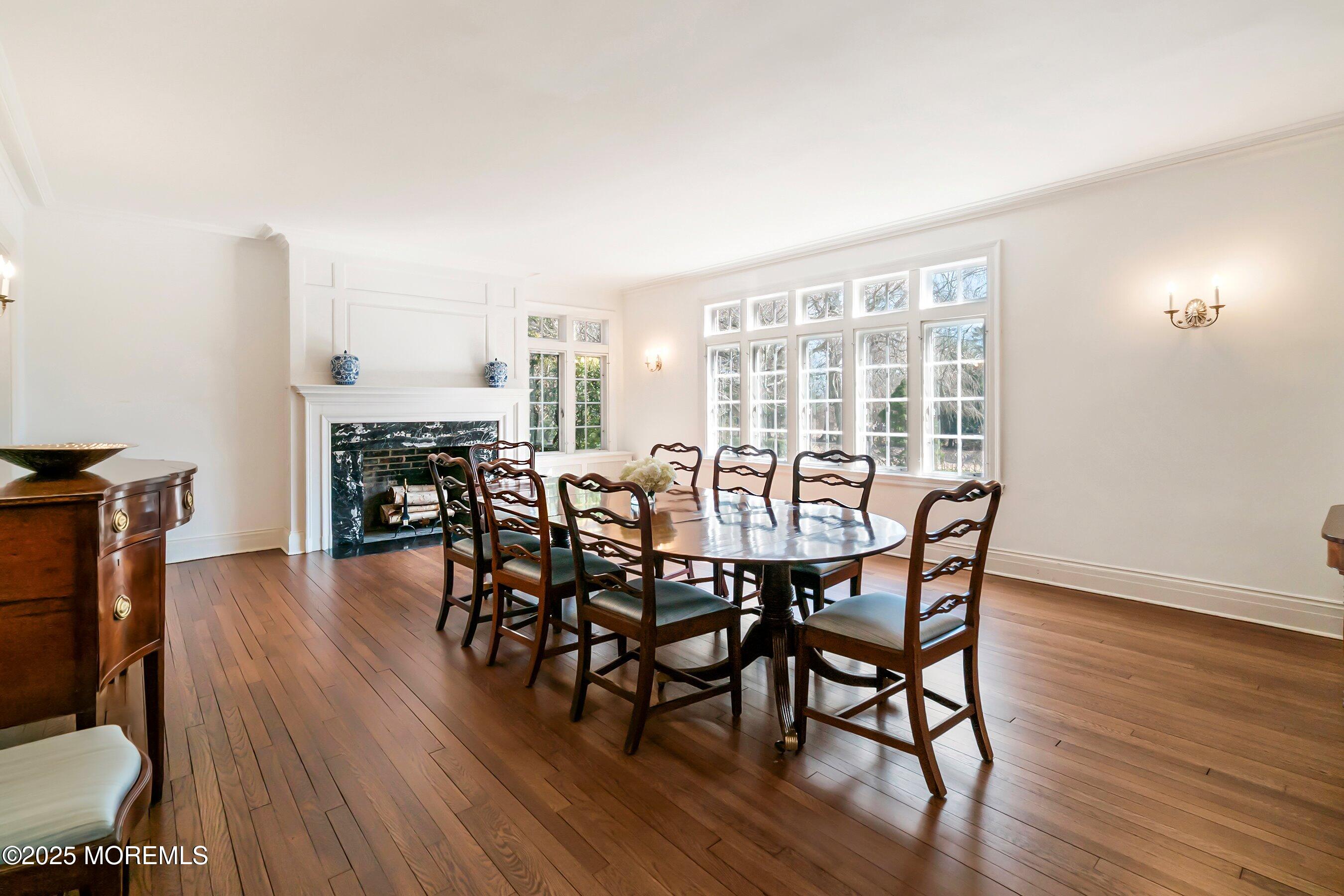 14 Fair Haven Road Rumson, NJ 07760 - Photo 17 of 51 a view of a dining room with furniture and wooden floor