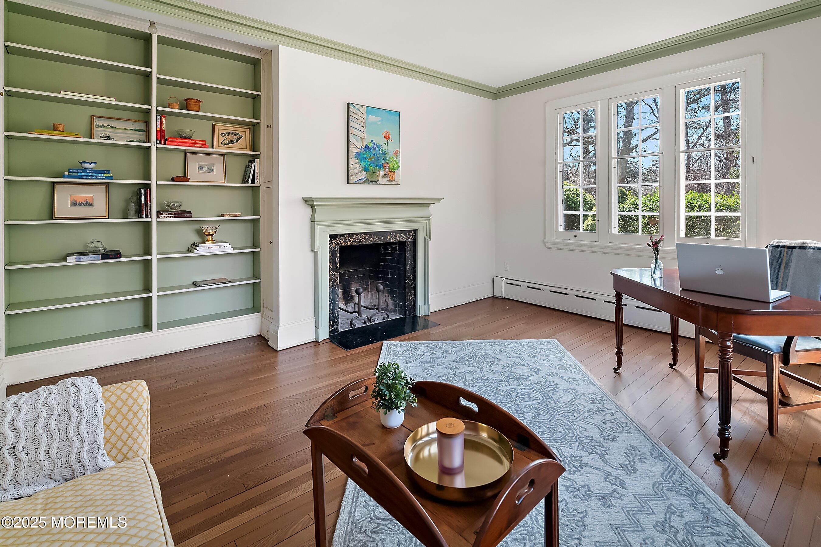 14 Fair Haven Road Rumson, NJ 07760 - Photo 19 of 51 a living room with furniture and a fireplace