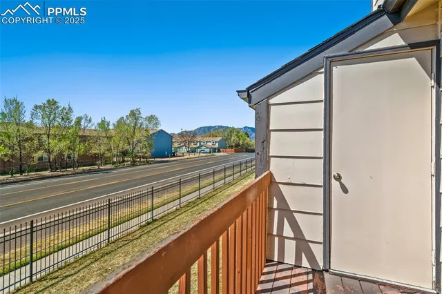 a view of balcony with outdoor space