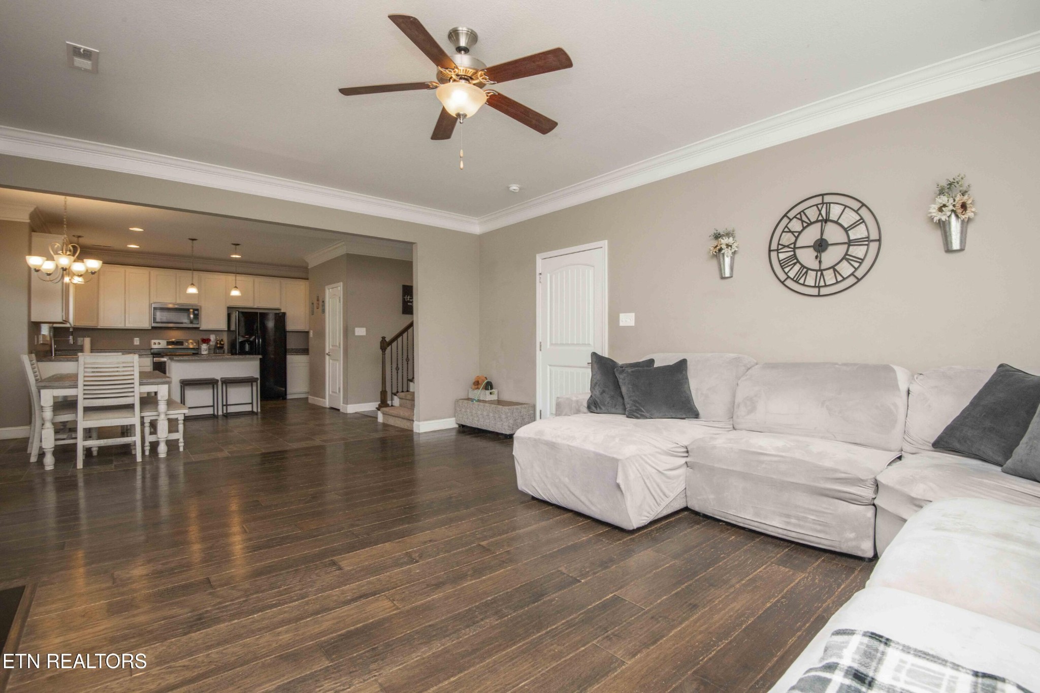 3035 Crosswinds Lane Sevierville, TN 37876 - Photo 18 of 51 a living room with furniture and a view of kitchen