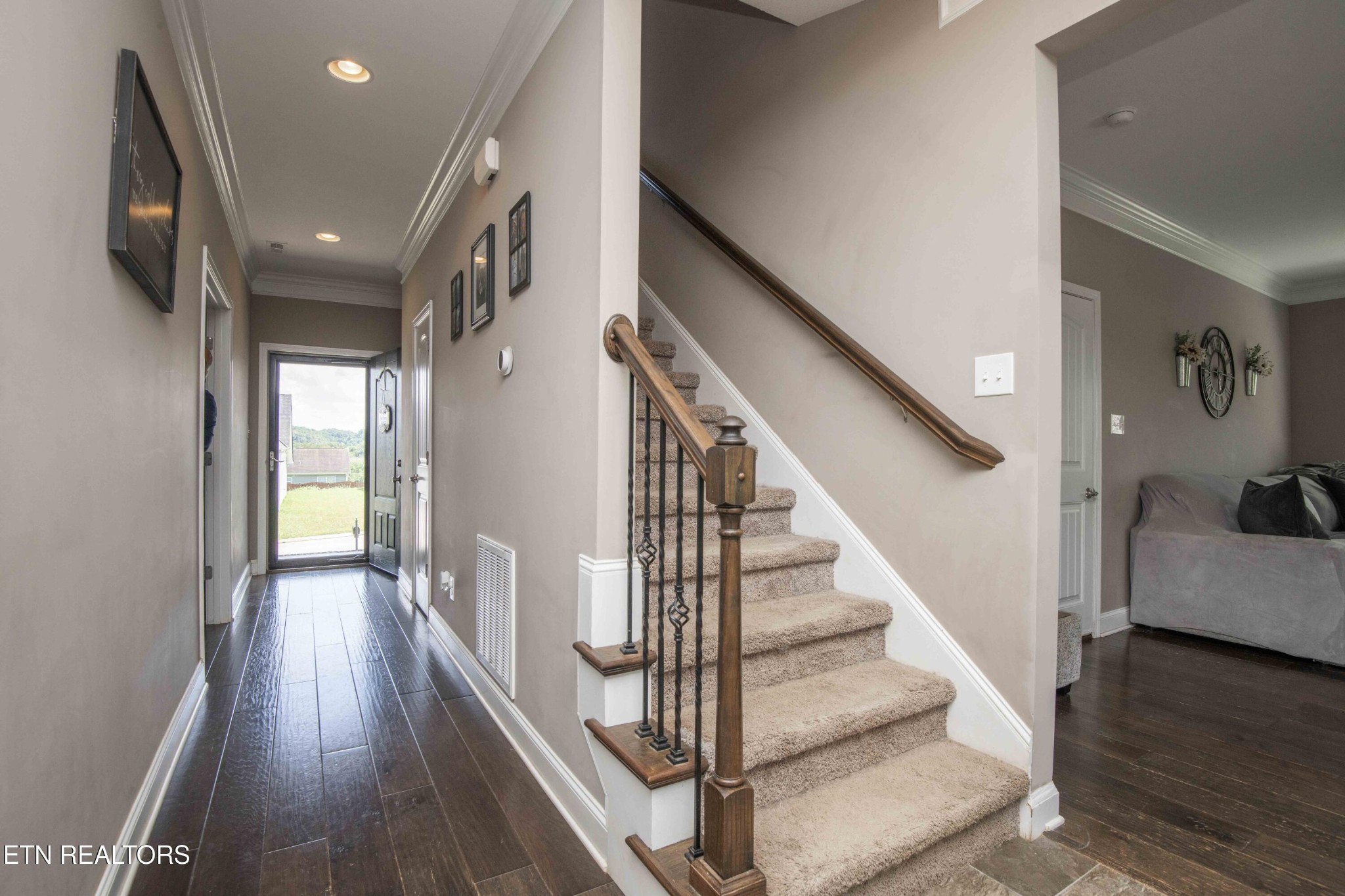 3035 Crosswinds Lane Sevierville, TN 37876 - Photo 4 of 51 a view of entryway and hall with wooden floor