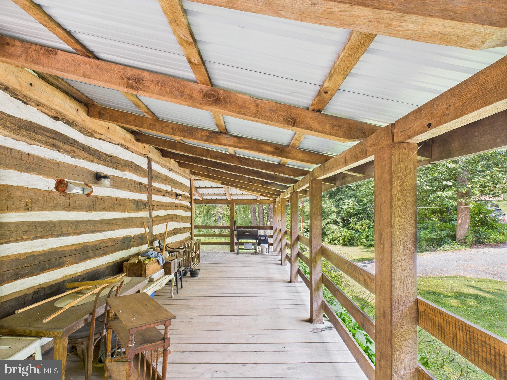 1640 Dunkleberger Road Elliottsburg, PA 17024 - Photo 22 of 39 a view of a balcony with wooden floor