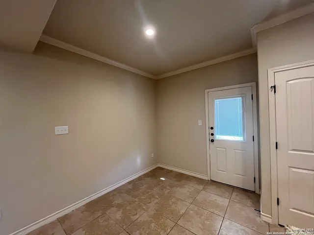 a view of an empty room