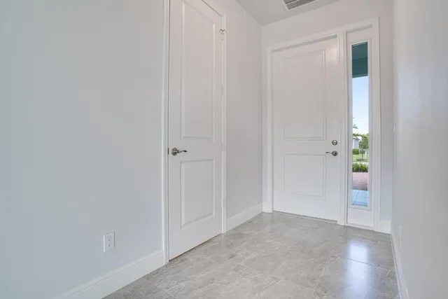 a view of an empty room