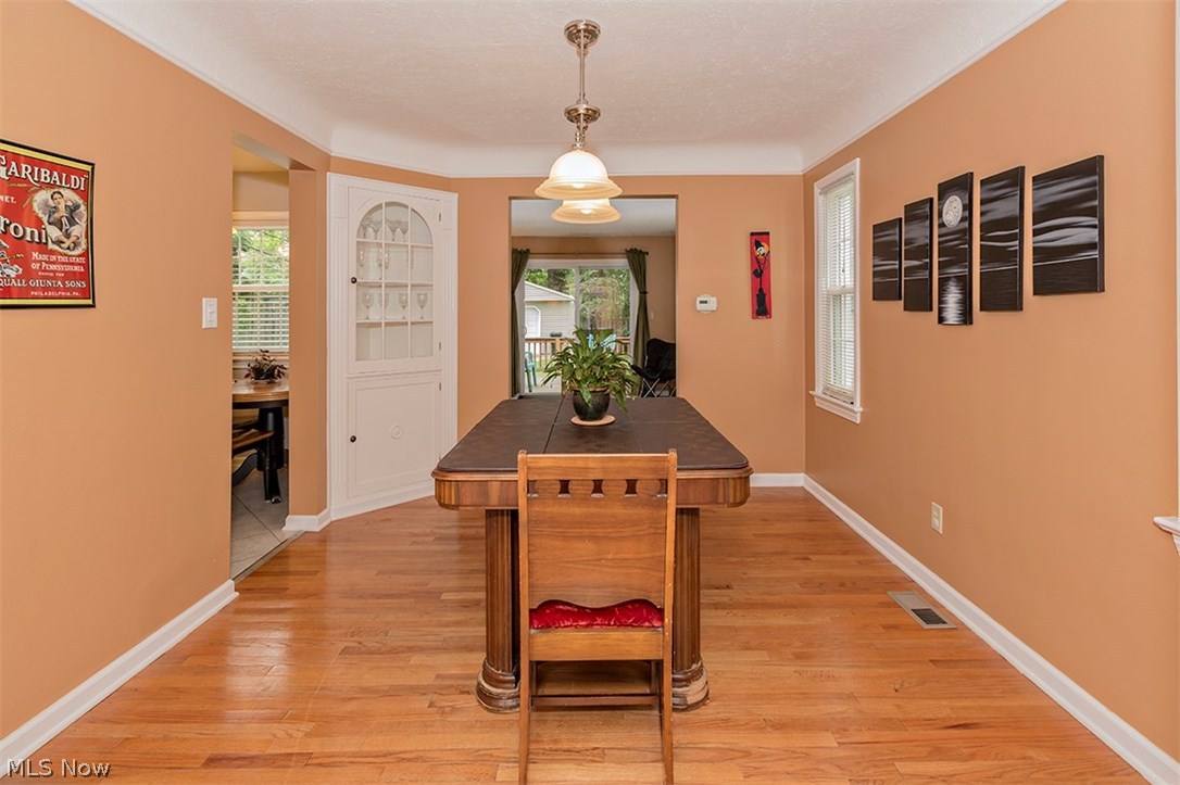 1160 Haselton Road Cleveland, OH 44121 - Photo 8 of 33 Lovely hardwood floor and built-in china cabinet in the corner...