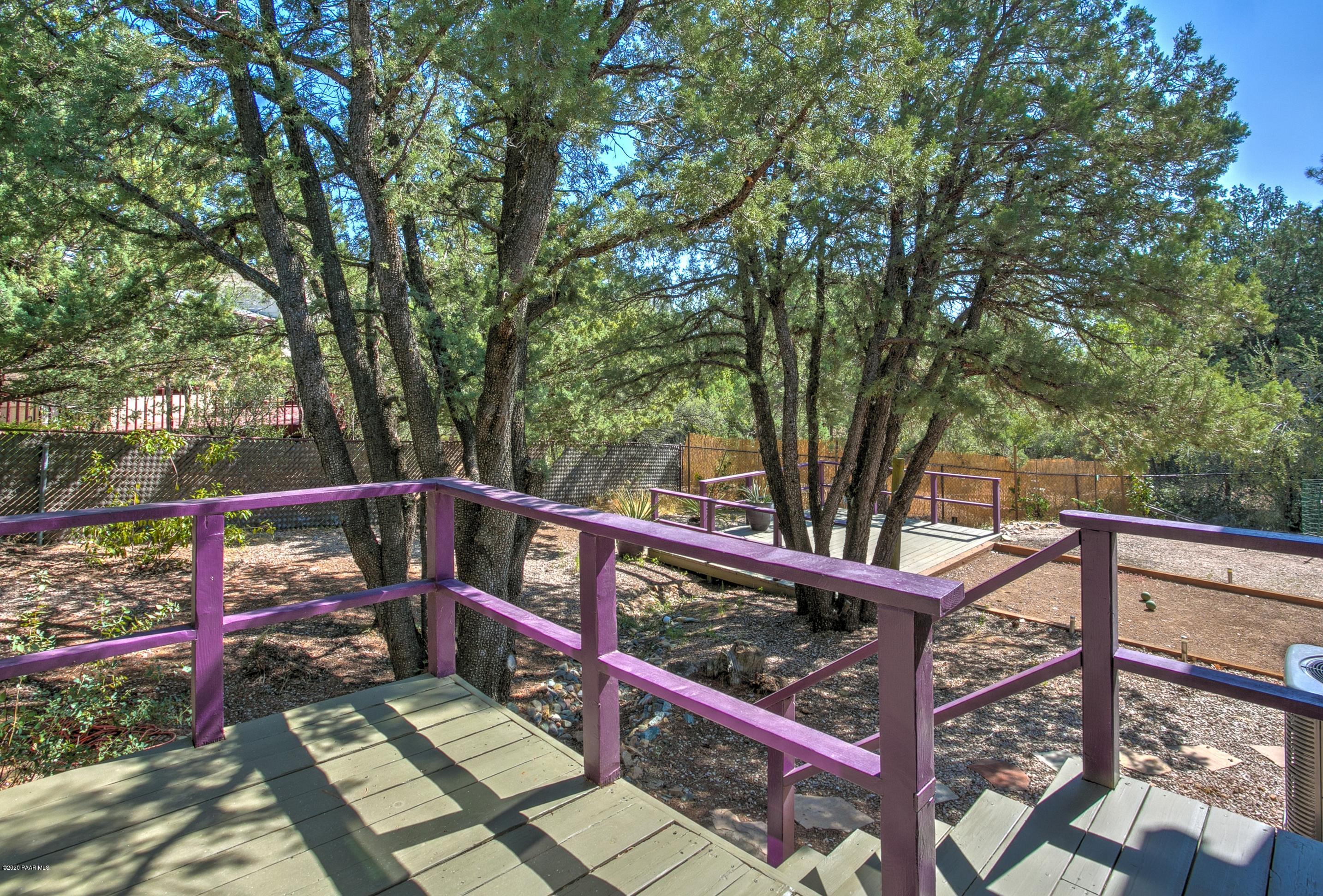 2048 View Point Road Prescott, AZ 86303 - Photo 20 of 26 Backyard Deck View - off Bedroom 3