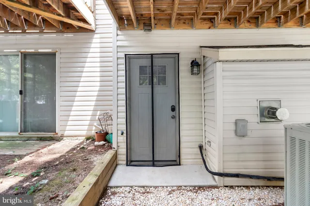 a view of a entryway door of the house
