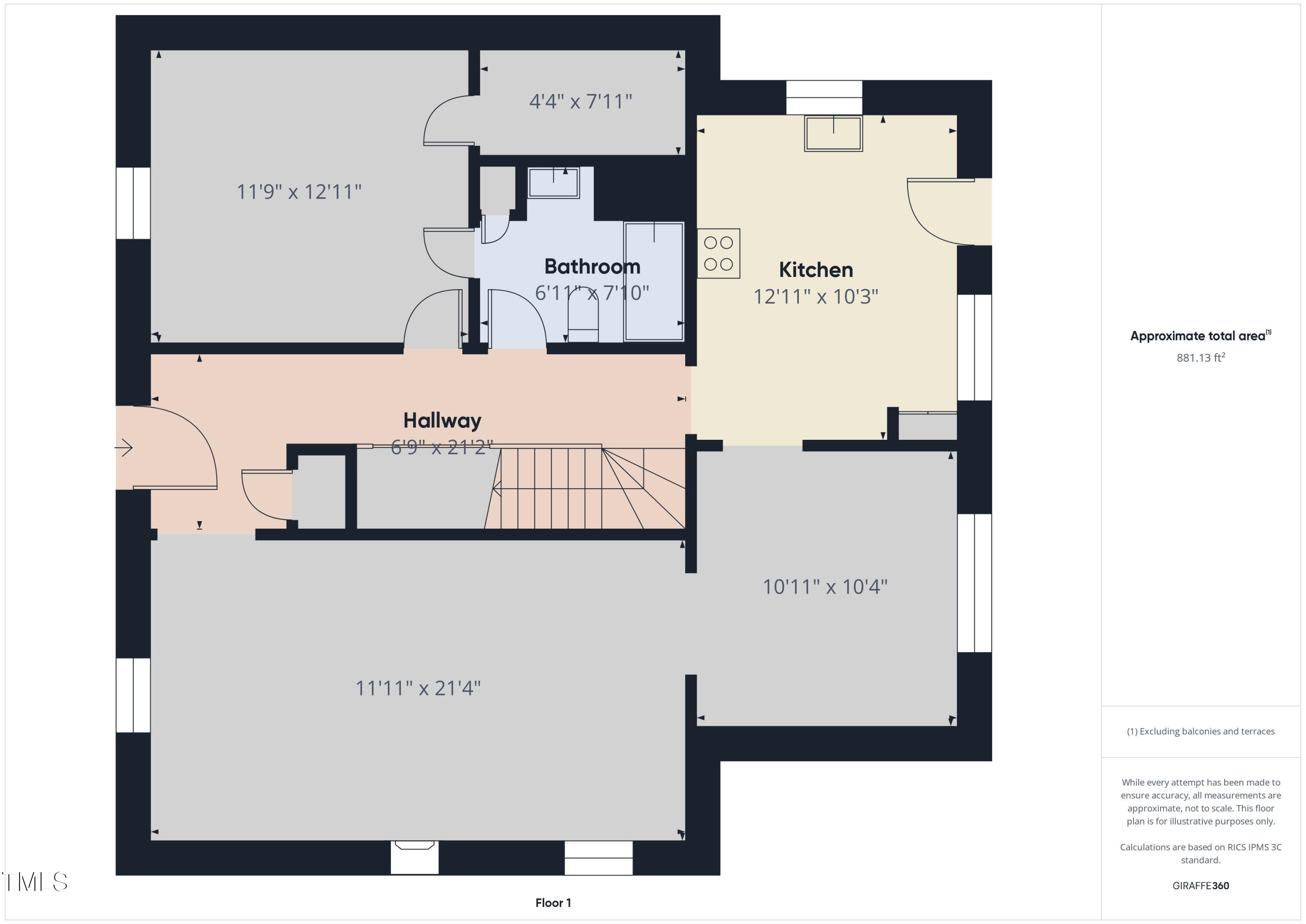 7117 Sandringham Drive Raleigh, NC 27613 - Photo 3 of 54 CAM01608G0-PR0083-BUILD01-FLOOR00