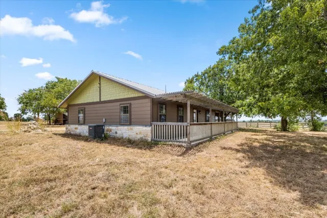 a house with a outdoor space