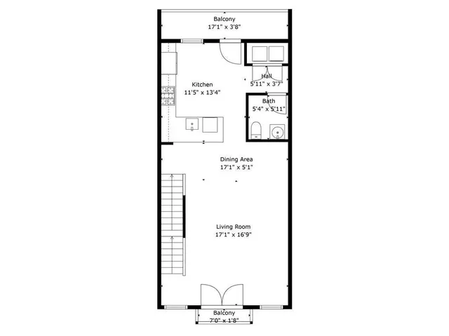a picture of a floor plan