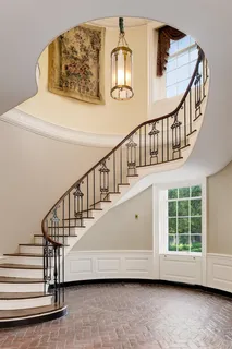 a view of entryway with a front door
