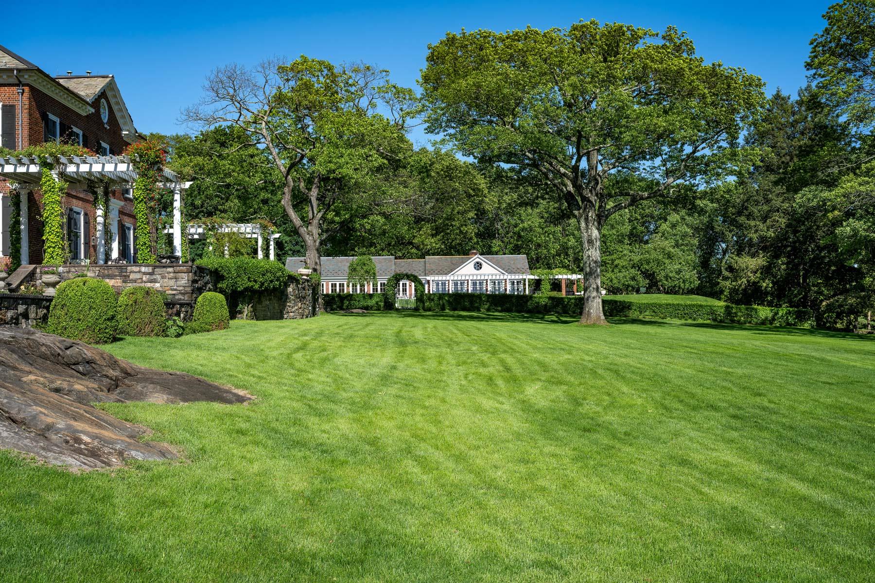 842 Sleepy Hollow Road Briarcliff Manor, NY 10510 - Photo 32 of 35 a view of a house with a backyard