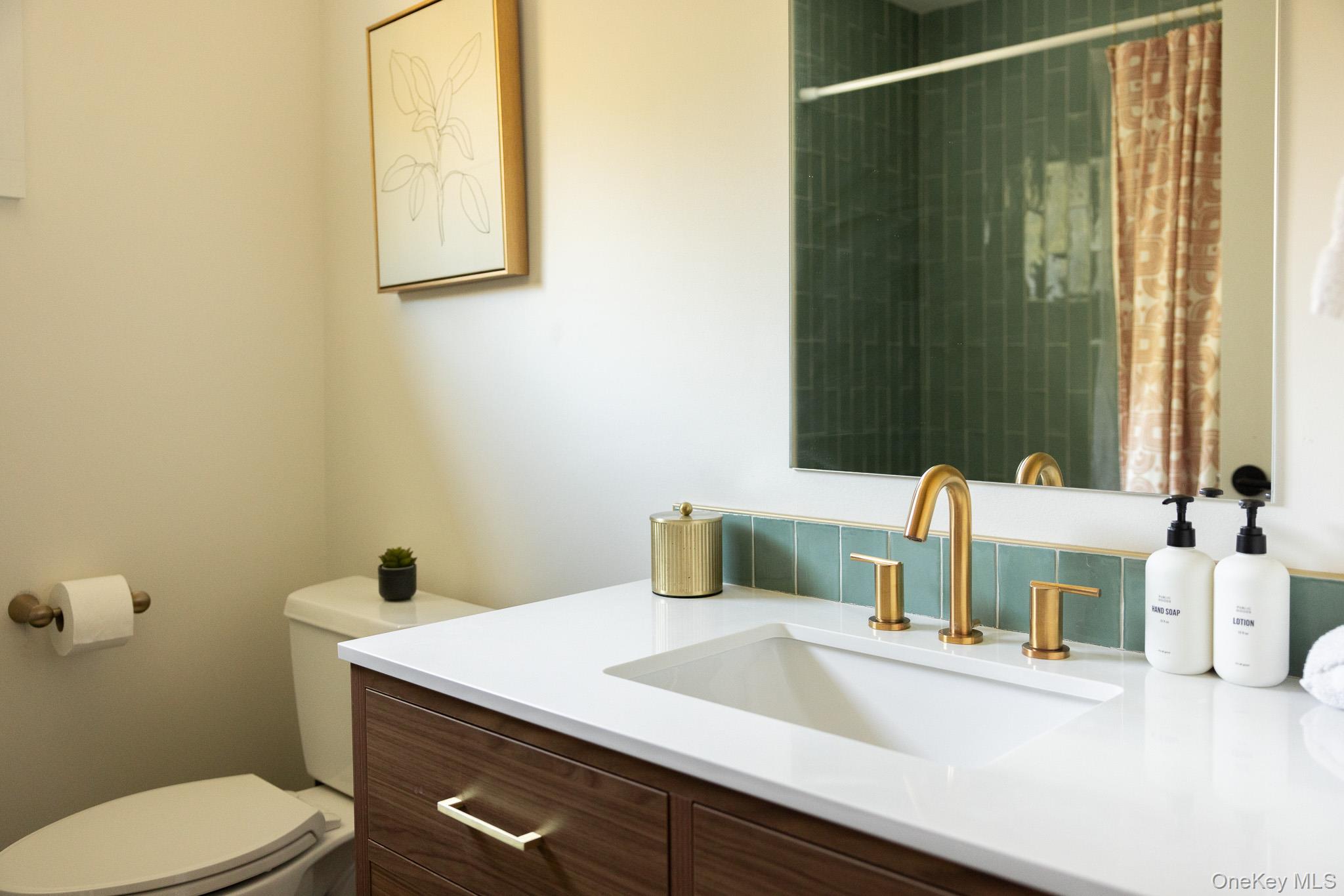 483 Acorn Hill Road Olivebridge, NY 12461 - Photo 31 of 50 Full bath with vanity and a shower with curtain