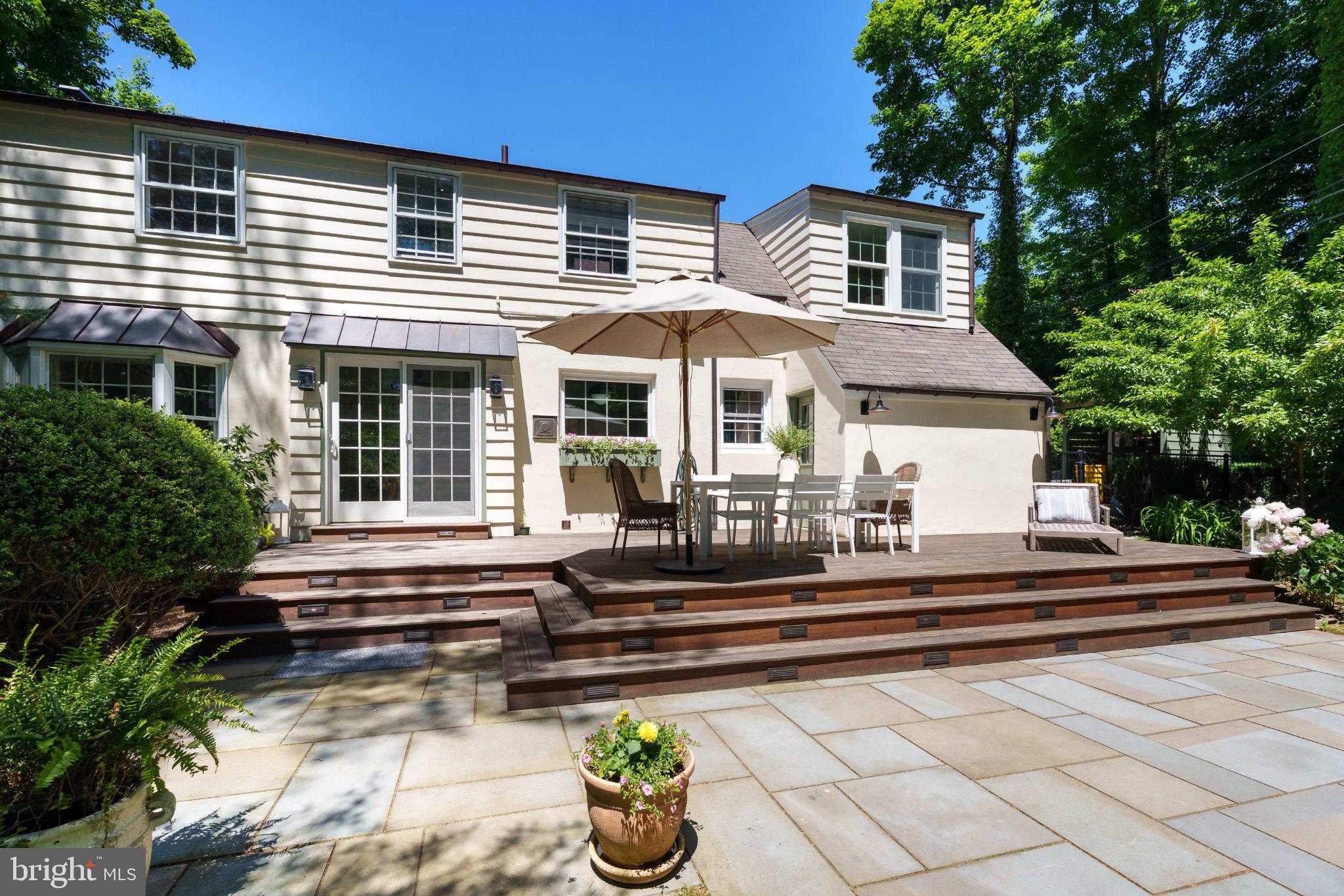 528 Mercer Road Princeton, NJ 08540 - Photo 32 of 43 Charming patio retreat in lush greenery.