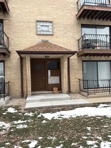 a front view of a house with a space