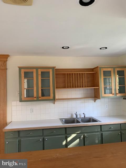 280 Bishop Meade Road Boyce, VA 22620 - Photo 9 of 26 Painted and glass-front cabinets