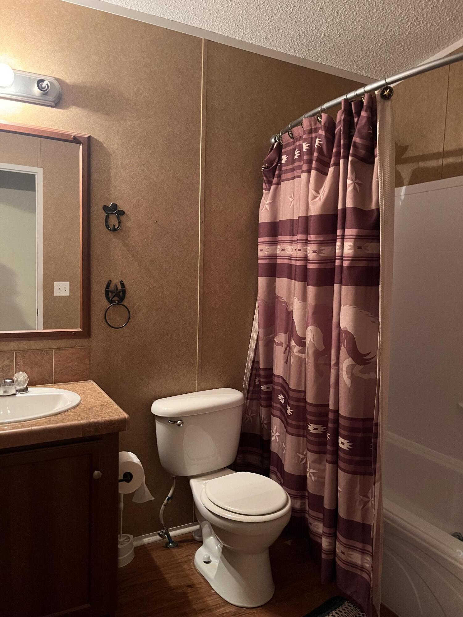 35 Rangeview Road Spur, TX 79370 - Photo 21 of 36 a white toilet sitting next to a bathroom sink