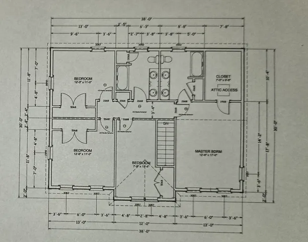 a view of a bathroom with shower
